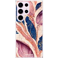 iSaprio Purple Leaves pro Samsung Galaxy S23 Ultra - Phone Cover