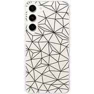 iSaprio Abstract Triangles 03 pro black pro Samsung Galaxy S23+ 5G - Phone Cover