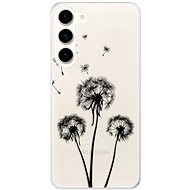 iSaprio Three Dandelions pro black pro Samsung Galaxy S23+ 5G - Phone Cover