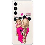 iSaprio Mama Mouse Blond and Girl pro Samsung Galaxy S23+ 5G - Phone Cover