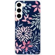 iSaprio Leaves on Blue pro Samsung Galaxy S23+ 5G - Phone Cover