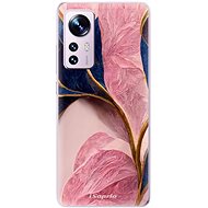 iSaprio Pink Blue Leaves pro Xiaomi 12 / 12X - Phone Cover