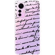 iSaprio Handwriting 01 pro black pro Xiaomi 12 Lite - Phone Cover