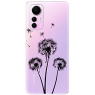 iSaprio Three Dandelions pro black pro Xiaomi 12 Lite - Phone Cover