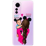 iSaprio Mama Mouse Brunette and Boy pro Xiaomi 12 Lite - Phone Cover