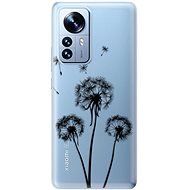 iSaprio Three Dandelions pro black pro Xiaomi 12 Pro - Phone Cover