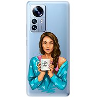 iSaprio Coffe Now pro Brunette pro Xiaomi 12 Pro - Phone Cover