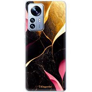 iSaprio Gold Pink Marble pro Xiaomi 12 Pro - Phone Cover