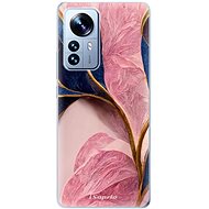 iSaprio Pink Blue Leaves pro Xiaomi 12 Pro - Phone Cover