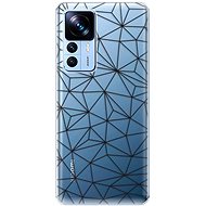 iSaprio Abstract Triangles 03 pro black pro Xiaomi 12T / 12T Pro - Phone Cover