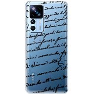 iSaprio Handwriting 01 pro black pro Xiaomi 12T / 12T Pro - Phone Cover