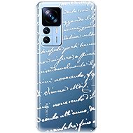 iSaprio Handwriting 01 pro white pro Xiaomi 12T / 12T Pro - Phone Cover
