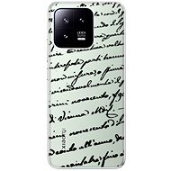 iSaprio Handwriting 01 pro black pro Xiaomi 13 - Phone Cover