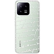 iSaprio Handwriting 01 pro white pro Xiaomi 13 - Phone Cover