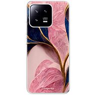 iSaprio Pink Blue Leaves pro Xiaomi 13 - Phone Cover