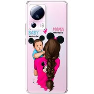 iSaprio Mama Mouse Brunette and Boy pro Xiaomi 13 Lite - Phone Cover