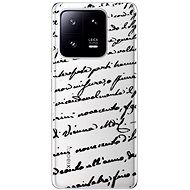 iSaprio Handwriting 01 pro black pro Xiaomi 13 Pro - Phone Cover