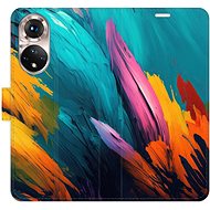 iSaprio flip pouzdro Orange Paint 02 pro Honor 50 / Nova 9 - Phone Cover