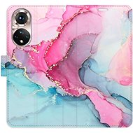 iSaprio flip pouzdro PinkBlue Marble pro Honor 50 / Nova 9 - Phone Cover