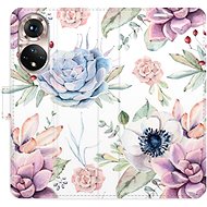 iSaprio flip case Succulents Pattern for Honor 50 / Nova 9 - Phone Cover
