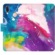 iSaprio flip pouzdro Abstract Paint 05 pro Huawei P20 Lite - Phone Cover