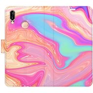 iSaprio flip pouzdro Abstract Paint 07 pro Huawei P20 Lite - Phone Cover