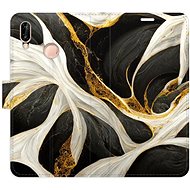 iSaprio flip case BlackGold Marble for Huawei P20 Lite - Phone Cover