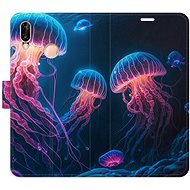 iSaprio flip pouzdro Jellyfish pro Huawei P20 Lite - Phone Cover
