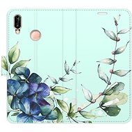 iSaprio flip case Blue Flowers for Huawei P20 Lite - Phone Cover
