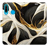 iSaprio flip pouzdro BlackGold Marble pro Huawei P30 Lite - Phone Cover