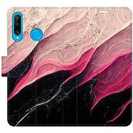 iSaprio flip case BlackPink Marble for Huawei P30 Lite - Phone Cover