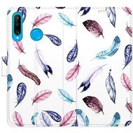 iSaprio flip pouzdro Colorful Feathers pro Huawei P30 Lite - Phone Cover