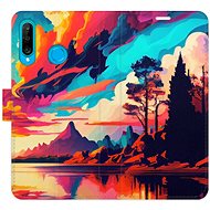 iSaprio flip pouzdro Colorful Mountains 02 pro Huawei P30 Lite - Phone Cover