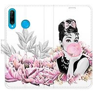 iSaprio flip puzdro Girl with bubble na Huawei P30 Lite - Kryt na mobil