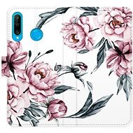 iSaprio flip pouzdro Pink Flowers pro Huawei P30 Lite - Phone Cover