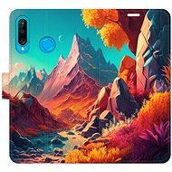 iSaprio flip pouzdro Colorful Mountains pro Huawei P30 Lite - Phone Cover