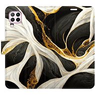 iSaprio flip pouzdro BlackGold Marble pro Huawei P40 Lite - Phone Cover