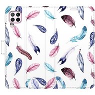 iSaprio flip pouzdro Colorful Feathers pro Huawei P40 Lite - Phone Cover