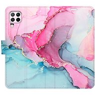 iSaprio flip pouzdro PinkBlue Marble pro Huawei P40 Lite - Phone Cover