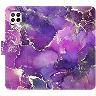 iSaprio flip case Purple Marble for Huawei P40 Lite - Phone Cover