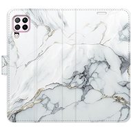 iSaprio flip case SilverMarble 15 for Huawei P40 Lite - Phone Cover