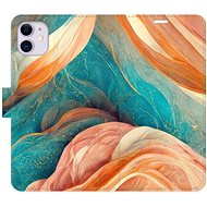 iSaprio flip pouzdro Blue and Orange pro iPhone 11 - Phone Cover
