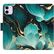 iSaprio flip puzdro Blue Flowers 02 pre iPhone 11 - Kryt na mobil