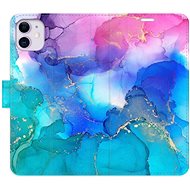 iSaprio flip case BluePink Paint for iPhone 11 - Phone Cover