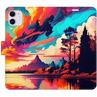 iSaprio flip case Colorful Mountains 02 for iPhone 11 - Phone Cover