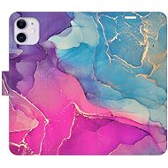 iSaprio flip pouzdro Colour Marble 02 pro iPhone 11 - Phone Cover
