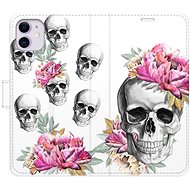 iSaprio flip pouzdro Crazy Skull pro iPhone 11 - Phone Cover