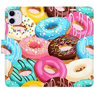 iSaprio flip pouzdro Donuts Pattern 02 pro iPhone 11 - Phone Cover