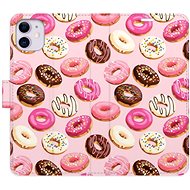 iSaprio flip pouzdro Donuts Pattern 03 pro iPhone 11 - Phone Cover