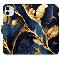 iSaprio flip pouzdro GoldBlue pro iPhone 11 - Phone Cover